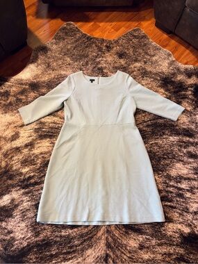 Talbots Womens Light Blue Dress, Size 18